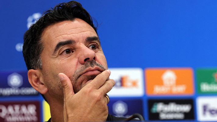 Telediario 1 - Míchel: "Tenemos  que ganar sí o sí al Slovan"