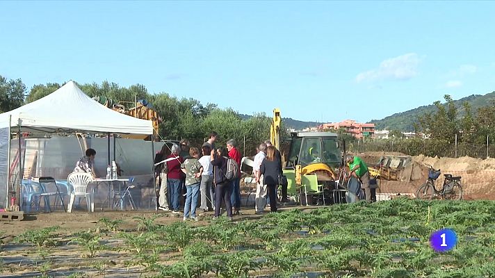 Pagesos contra les màquines: fan guàrdies per impedir les obres al Pla de Balasc