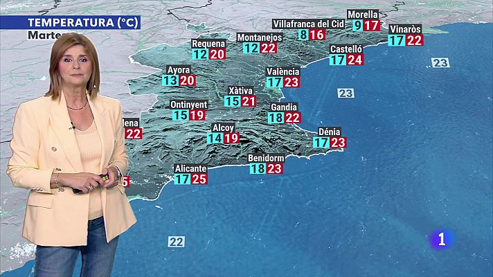 L'informatiu - Comunitat Valenciana - El tiempo en la Comunitat Valenciana - 21/10/2024