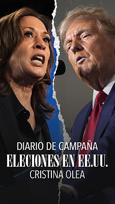 La noche en 24h - Diario de campaña en EE.UU., día 11: Harris y Trump pelean por el voto de la clase media