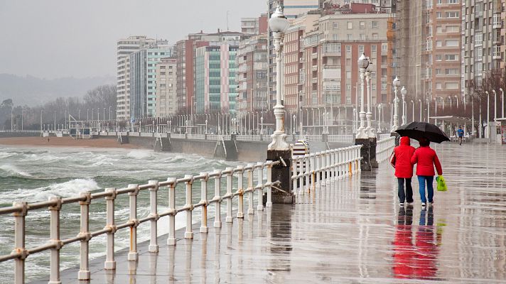 Un frente atlántico dejará precipitaciones en el norte y en el este