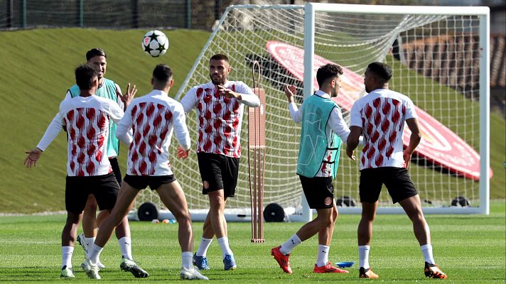 Telediario 1 - El Girona quiere estrenarse en Champions frente al Slovan de Bratislava