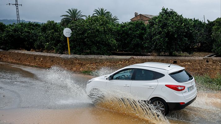 Las lluvias se ceban con la Comunidad Valenciana dejando hasta 100 litros por metro cuadrado