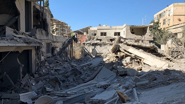 Telediario 1 - La ciudad libanesa de Tiro sufre intensos bombardeos israelíes