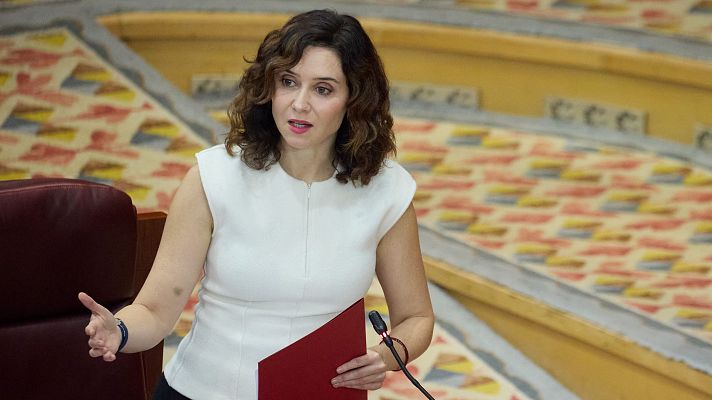 Telediario 1 - Ayuso culpa al Gobierno de la nueva investigación judicial a su pareja