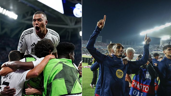 Telediario 1 - Real Madrid y Barça llegarán al clásico con la moral por las nubles tras sus victorias en Champions