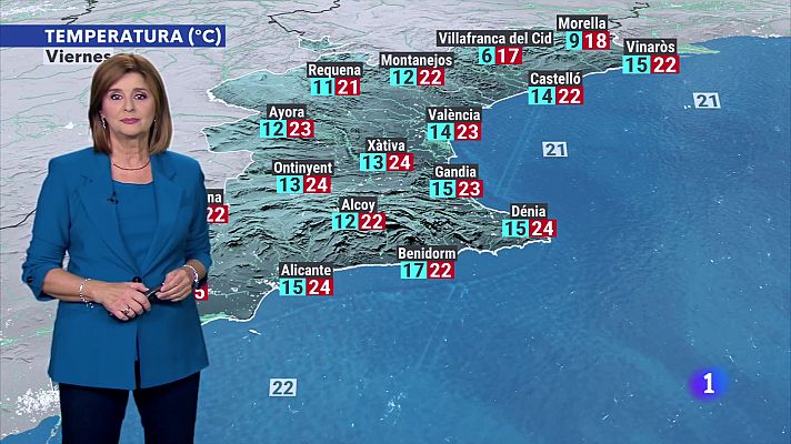 El tiempo en la Comunitat Valenciana - 24/10/2024