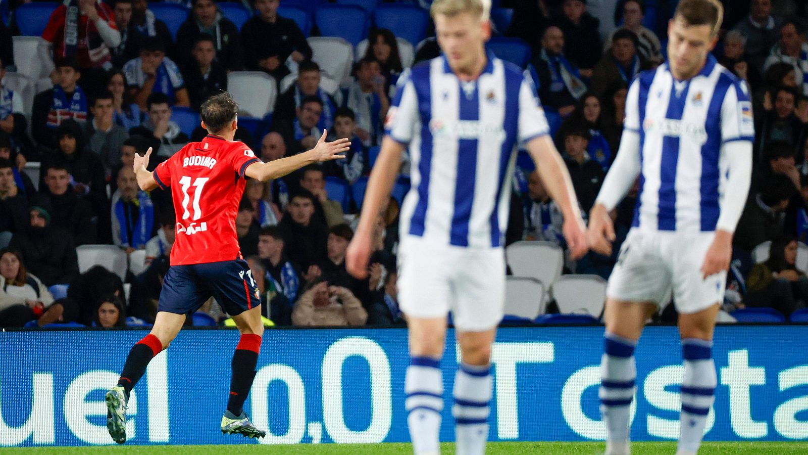 Real Sociedad - Osasuna: resumen del partido, 11ª jornada de Liga