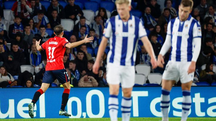 Resúmenes de LaLiga - Real Sociedad - Osasuna: resumen del partido, 11ª jornada