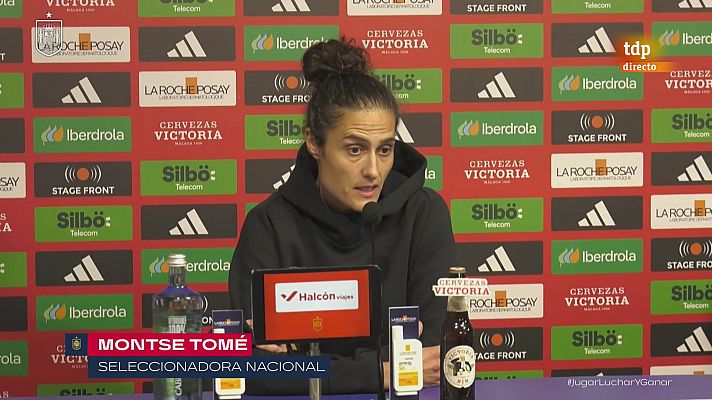 Montse Tomé: "Tengo claro que tenemos futbolistas para competirle a cualquier equipo"