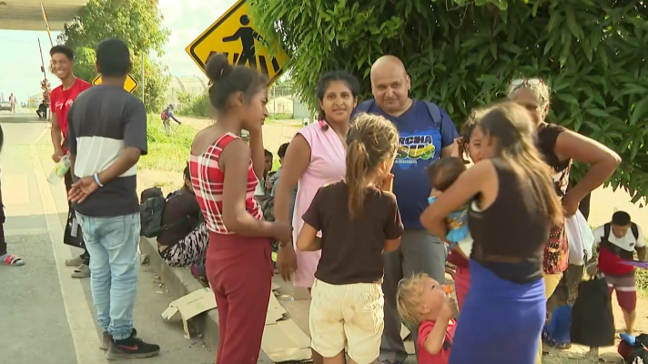 Telediario 2 - Brasil promueve programas de reagrupación familiar para los venezolanos que huyen de la crisis humanitaria