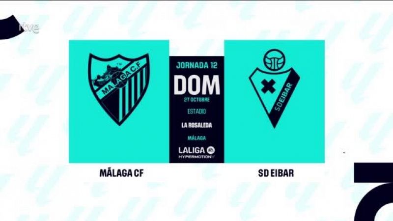 Mlaga - Eibar: resumen del partido de la 12 jornada de Liga | Segunda