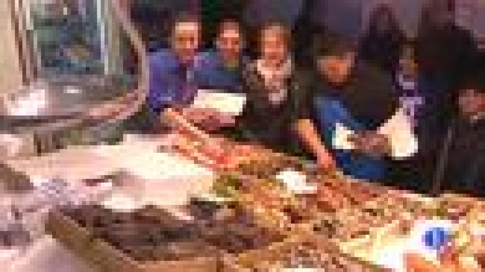 Últimas compras para la cena de nochevieja