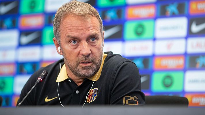 Telediario 1 - Flick: "Tenemos que fijarnos en lo que hicimos en la segunda parte contra el Bayern"