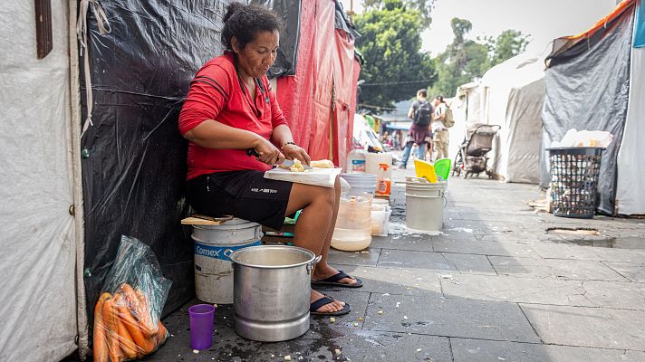 La plaza de la Soledad en Ciudad de México, lugar de espera y de violencia