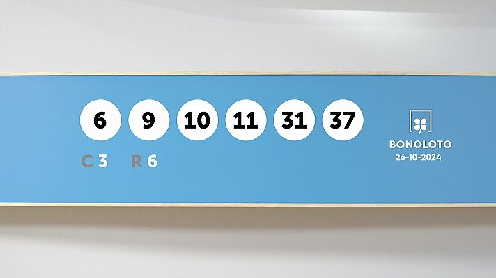 SELAE - Sorteo de la Lotería Bonoloto del 26/10/2024