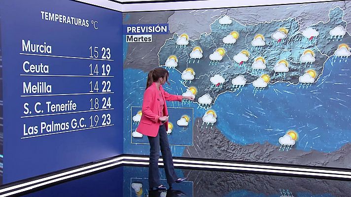 El tiempo - Temperaturas máximas en aumento salvo en Canarias y Estrecho