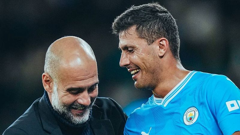 Pep Guardiola: "Estamos muy orgullosos de Rodri y suBalón de Oro" | Ver