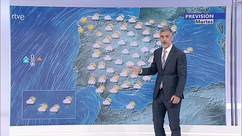 Son probables chubascos y tormentas en toda la Península - ver ahora