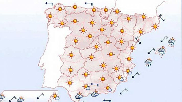 Viento fuerte en Baleares