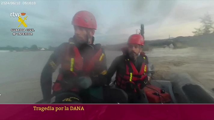 Directo del Canal 24 horas sobre el desbordamiento del Guadalhorce en Málaga por la DANA