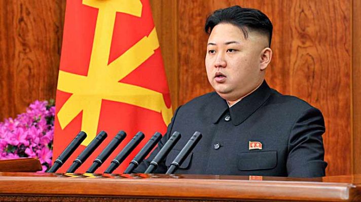 Telediario 1 - Mensaje Año Nuevo Corea del Norte