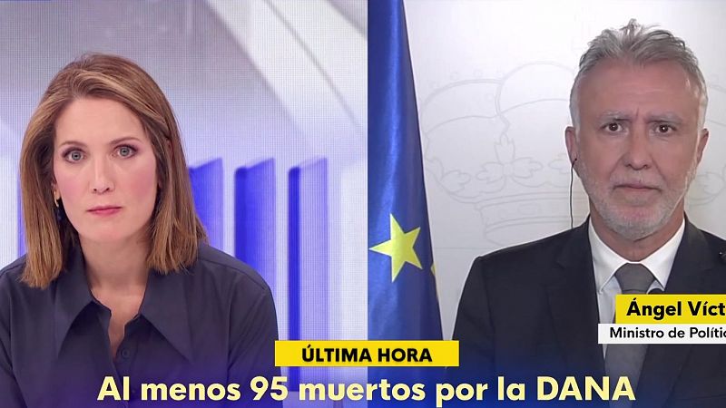 El Gobierno aumenta a 95 el número de fallecidos por la DANA - La hora de La 1 | Ver