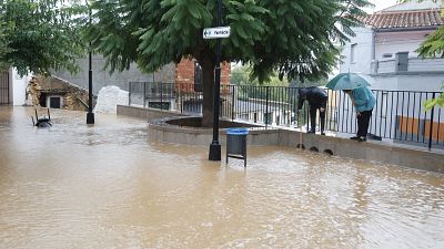 La DANA impacta sobre Castellón, donde las autoridades elevan el aviso a rojo