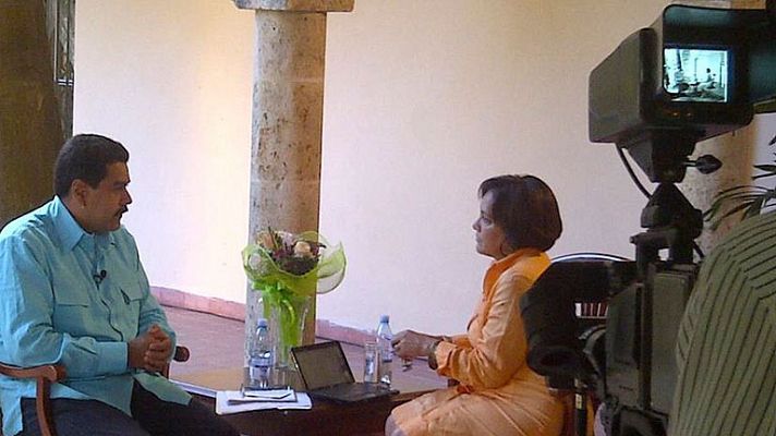 Telediario 1 - Maduro: "Chávez es consciente de que su estado de salud es complicado"