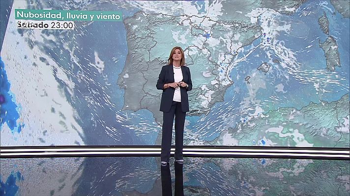 El tiempo - Chubascos y tormentas localmente fuertes y/o persistentes en el extremo occidental de Andalucía, bajo Ebro y Baleares