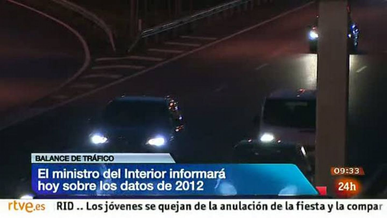 Sin programa: Cuarenta muertos en las carreteras desde el comienzo de la campaña de tráfico de Navidad | RTVE Play