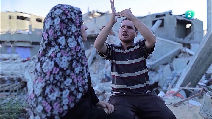En lengua de signos - Personas con discapacidad en la guerra de Gaza