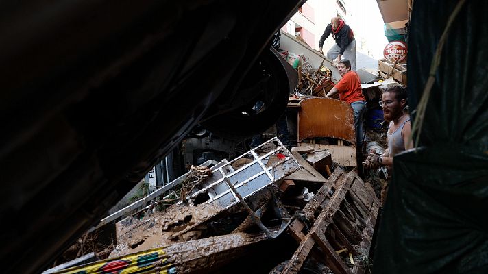 Continúa la búsqueda de personas desaparecidas tras el paso de la DANA