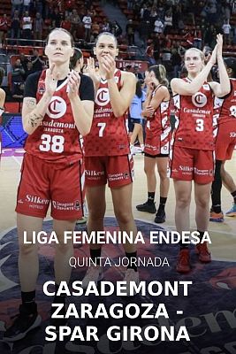 Baloncesto en RTVE - Liga Femenina Endesa. 5ª jornada: Casademont Zaragoza - Spar Girona