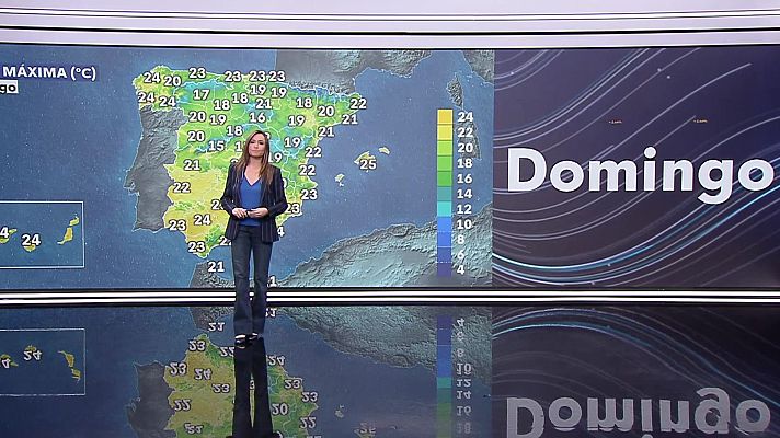 El tiempo - Temperaturas máximas en aumento en el oeste peninsular
