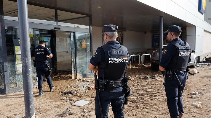 Más de 80 detenidos por robo, pillaje y saqueos en las zonas afectadas por la DANA