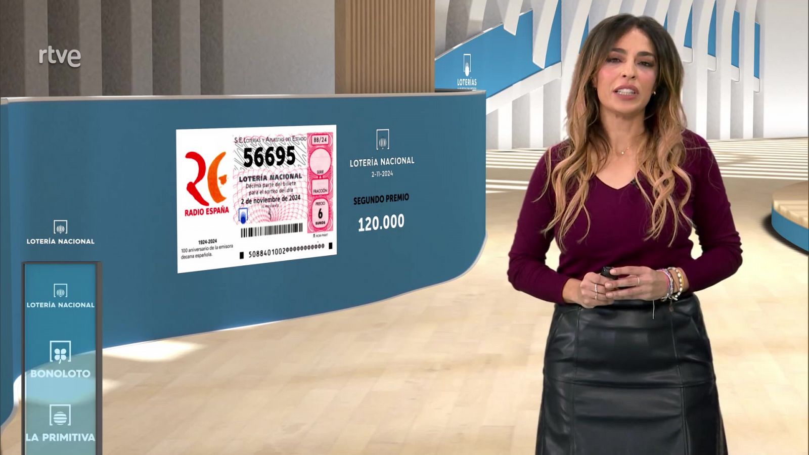 Sorteo de la Lotería Nacional del 02/11/2024 - ver ahora