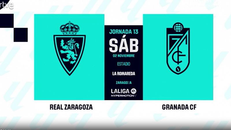 Zaragoza - Granada: resumen del partido, 13 jornada. Ver en RTVE Play