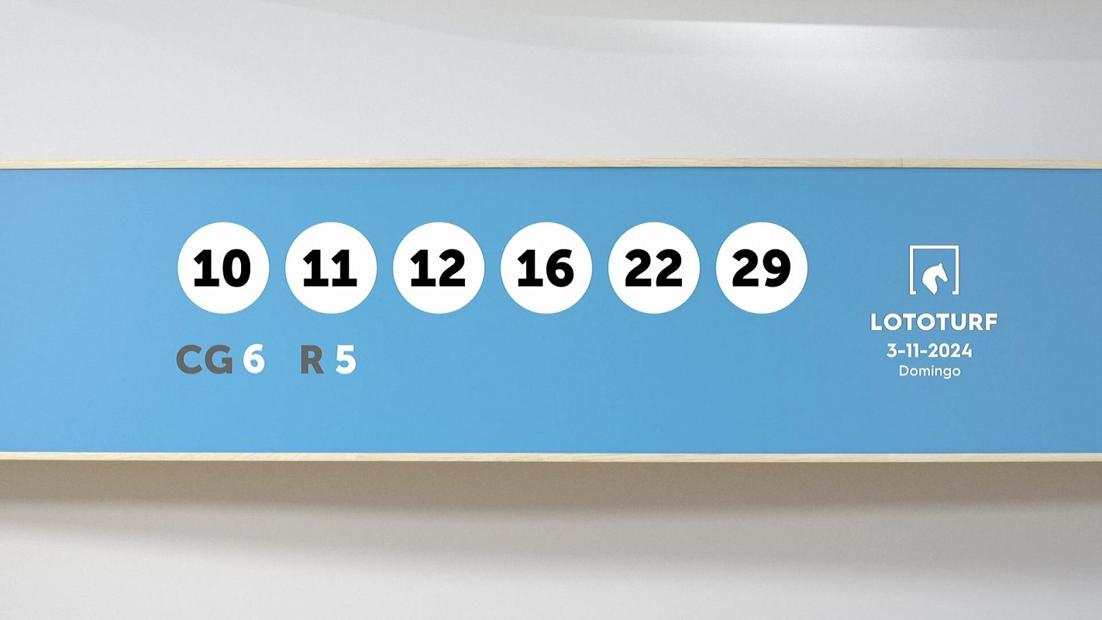 Sorteo de la Lotería Lototurf del 03/11/2024 - Ver ahora