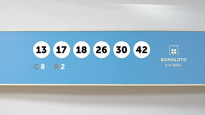SELAE - Sorteo de la Lotería Bonoloto del 03/11/2024