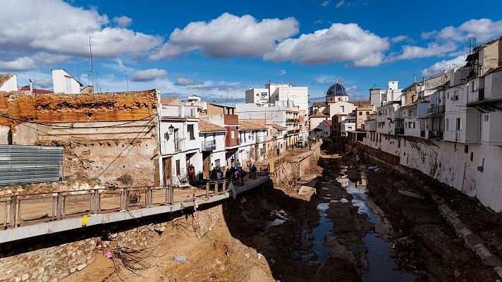 Uno de los edificios más emblemáticos de Chiva se derrumba por las consecuencias de la DANA