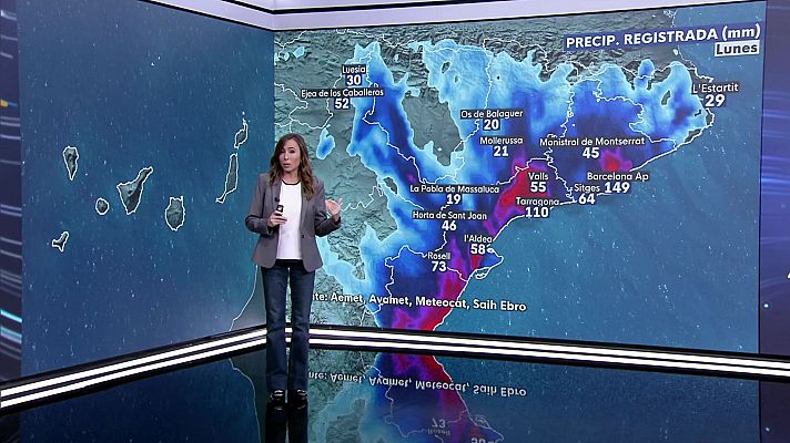 Precipitaciones localmente persistentes en el norte de Extremadura