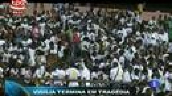 Telediario 1 - Avalancha en Angola