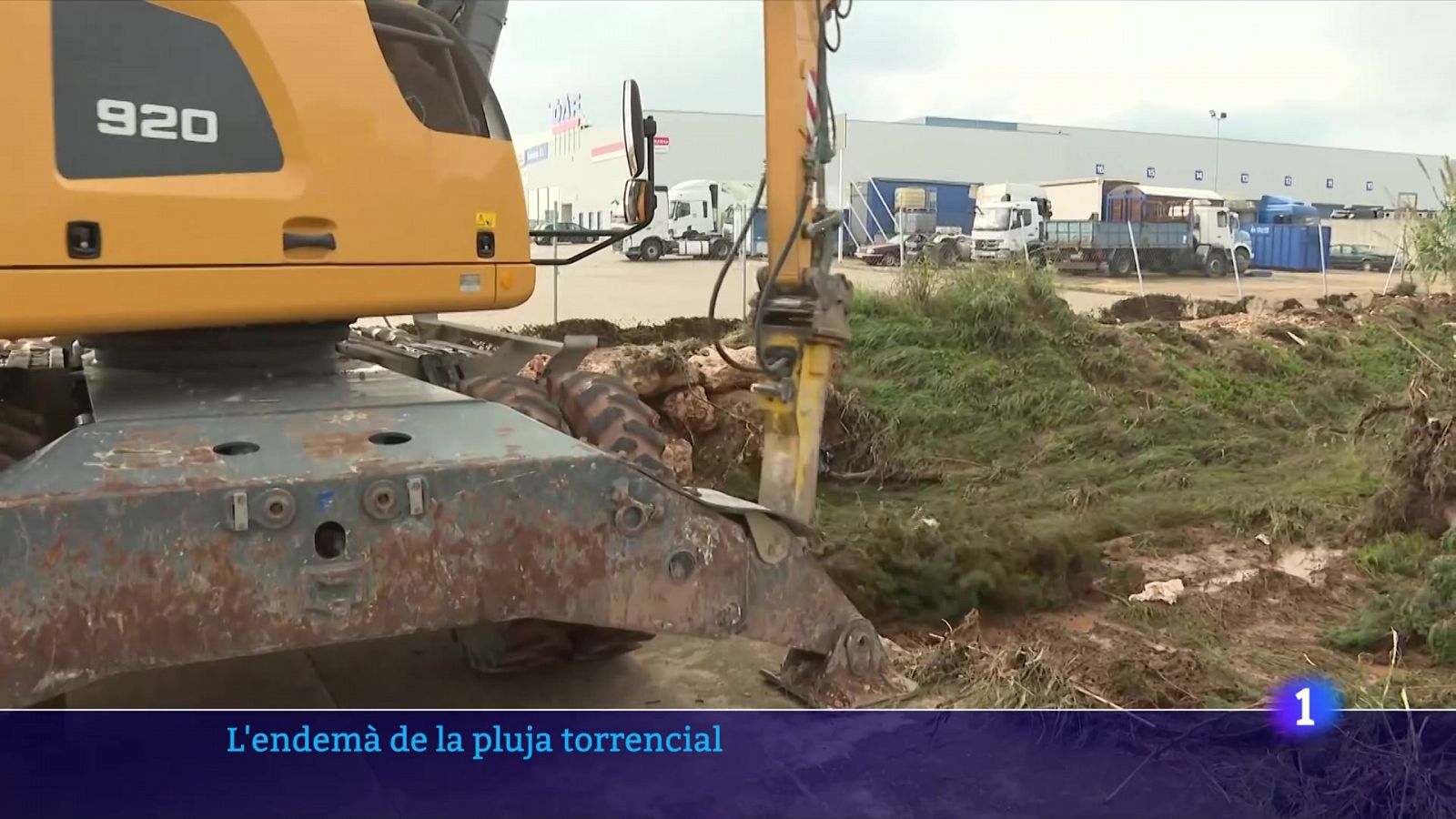 L'endemà de la pluja torrencial: dia de neteja i d'avaluar els danys