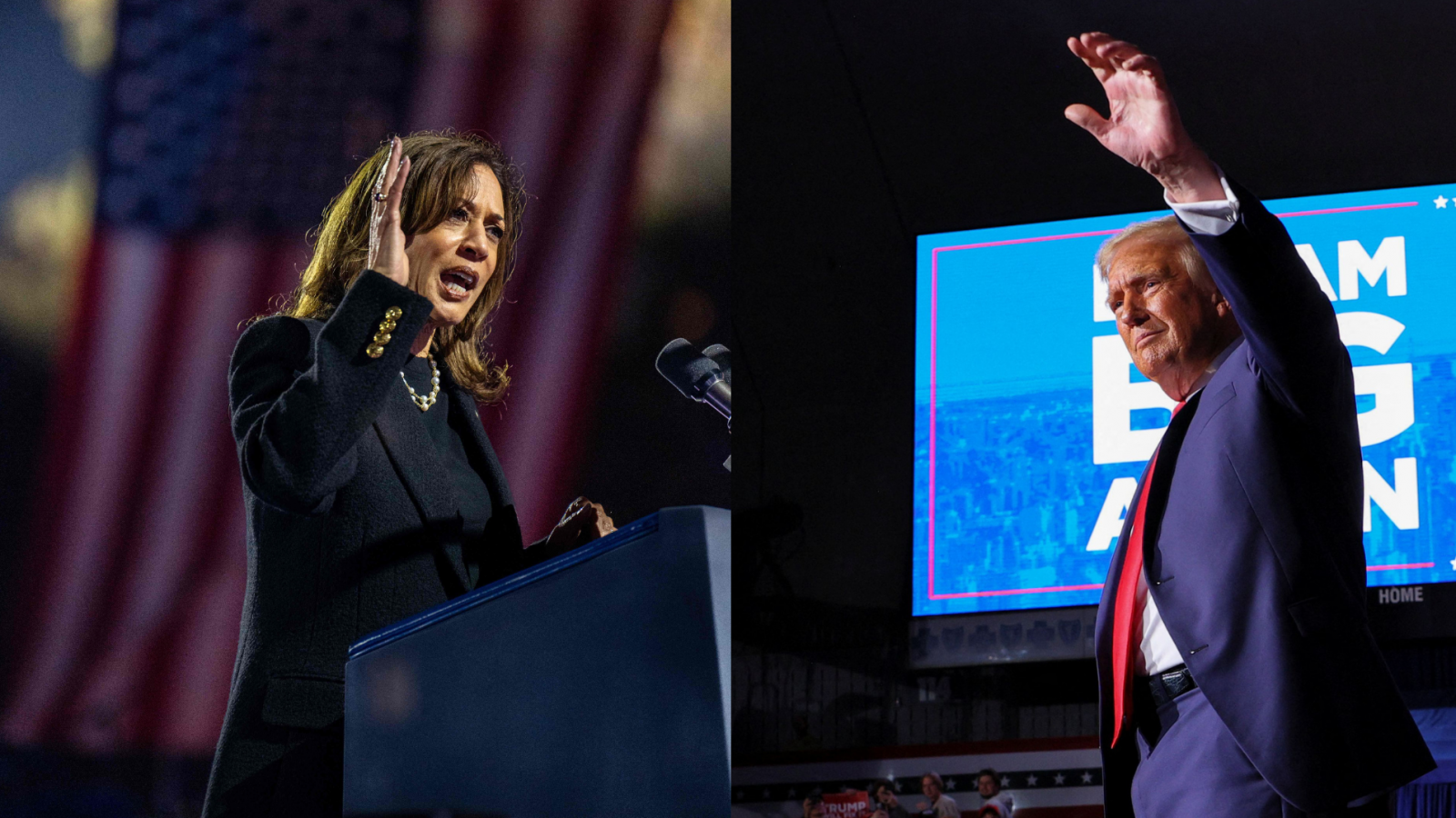 Elecciones en Estados Unidos: el cierre de campaña de Trump y Harris