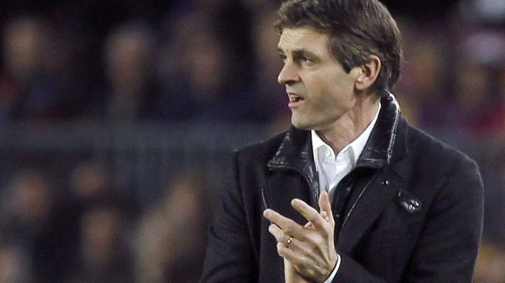 Telediario 1 - Tito Vilanova visita a los suyos