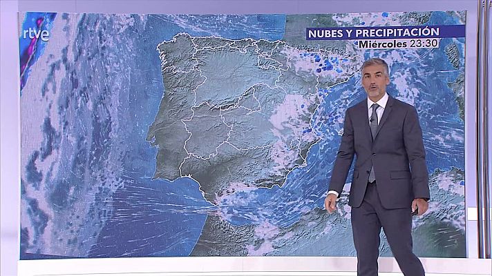 Precipitaciones persistentes y fuertes en el norte de Extremadura, Pirineo aragonés y puntos de Cataluña, donde se prevén con tormenta