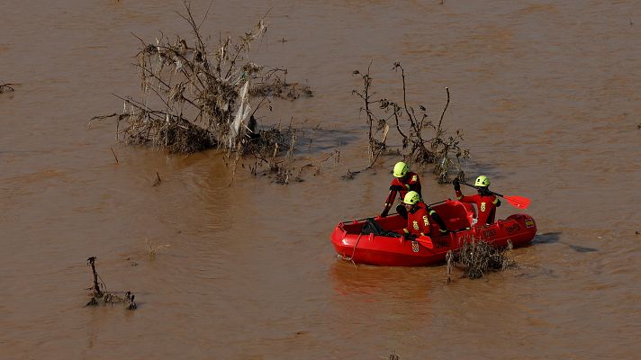 Telediario 2 - Continúa la búsqueda de desaparecidos una semana después de la DANA