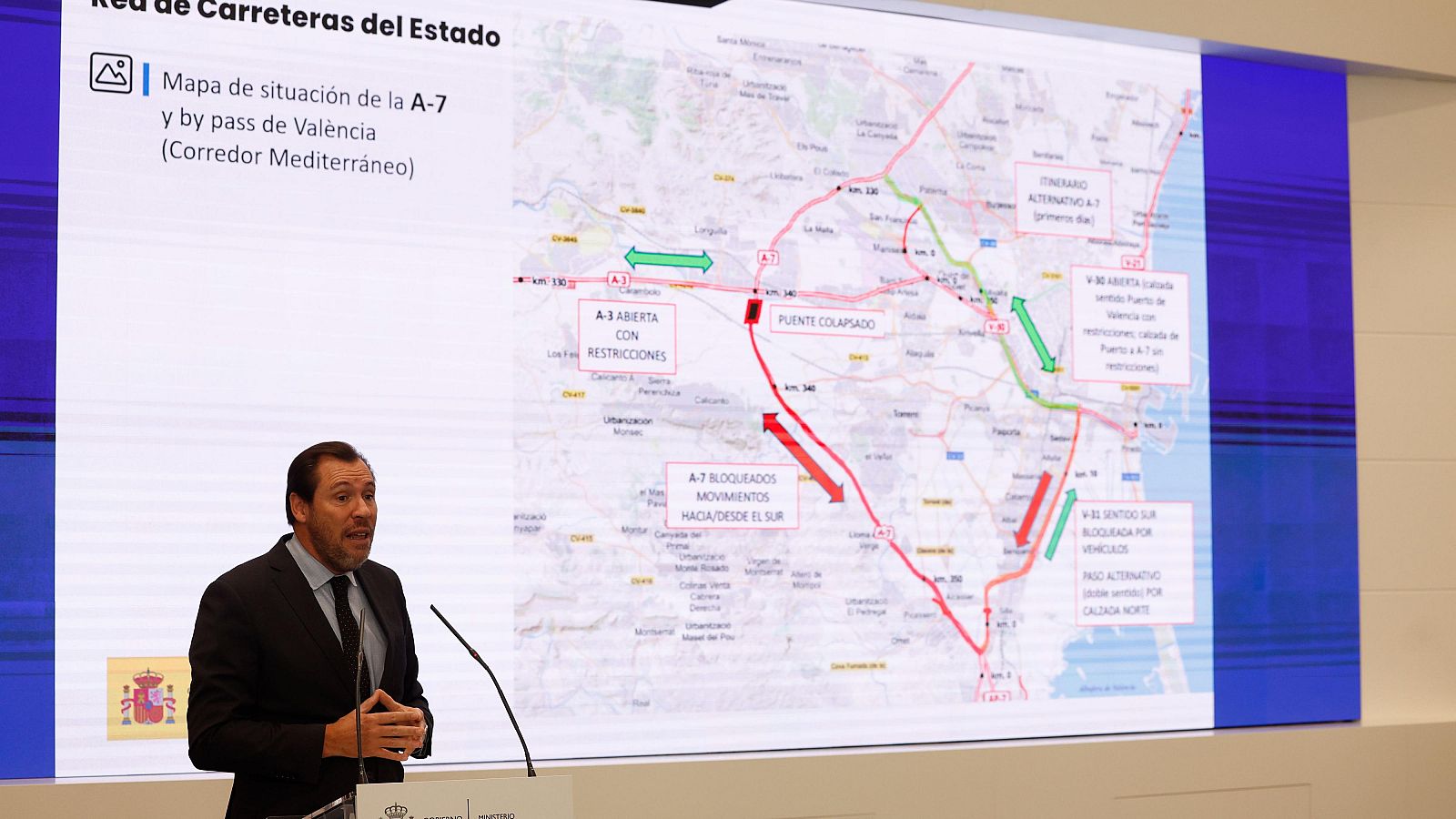 Puente apunta a la próxima semana para recuperar la alta velocidad entre Madrid y Valencia