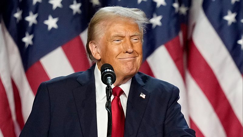 Trump: "Estados Unidos nos ha dado un mandato sin precedentes" - La hora de La 1 | Ver